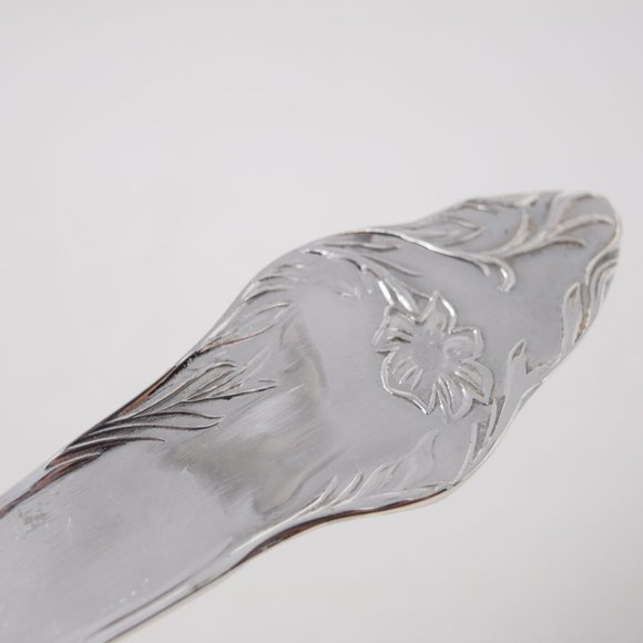 Raimond Tomato Server Silverplate Ornate Vintage Table Setting Vintage Floral - Picture 10 of 14